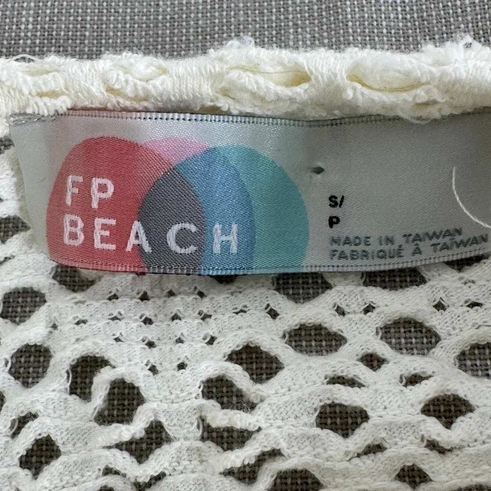 Free People‎ Beach Feel The Love Crochet Blouse